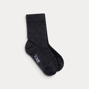 Plain mid-calf socks