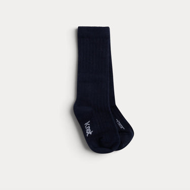 Ribbed knee-high socks