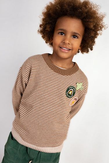 Camisola de malha Hello de menino