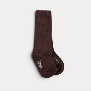 Ribbed knee socks