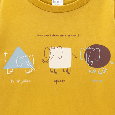 T-shirt Grey Giant de menino em algodão