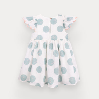 Vestido Eve de menina em algodão